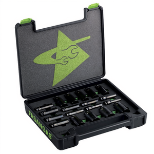 Juego de llaves de impacto Fasangas de 19 piezas, métricas, para reparación automotriz - Product Image 2