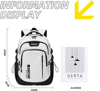 Sac à dos d'affaires imperméable personnalisé avec logo, antivol, multi-compartiments, pour ordinateur portable, pour hommes et femmes, idéal pour les voyages, l'université et l'école
