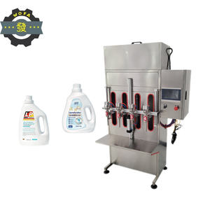 Macchina Riempitrice Industriale a Quattro Teste da <span class=keywords><strong>5</strong></span> <span class=keywords><strong>Litri</strong></span> per Alcol, Liquori, Salsa di Soia, Aceto, Olio in Bottiglie per Applicazioni di Bevande - Product Image 2