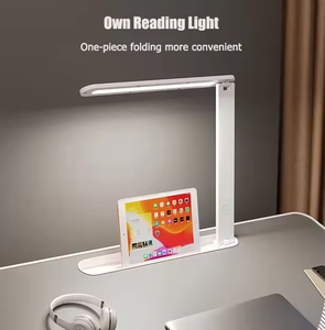 Nhà Máy biểu tượng tùy chỉnh hộp idock máy tính xách tay có thể điều chỉnh Bảng di động gấp máy tính xách tay bàn giường khay với multi-khe cắm dẫn ánh sáng ngăn kéo - Product Image 5