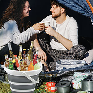 Vente chaude en plastique pliant stylo de lavage Art brosse seau gain de place seau jardin en plastique seau pliable seau - Product Image 5