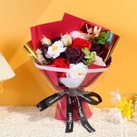 Aida Hari Valentine Hari Ibu Hari Valentine Cina Kotak Hadiah Bunga Sabun Gaya Korea Buket Mawar Buatan Tangan Selesai