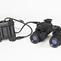 Jumelles tactiques pour casque FMA AN/PVS-31 modèle TB1284A-Noir en nylon, prix de gros, chasse, double tube