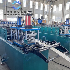 Máquina Automática de Alta Precisión para Formar Perfiles en V para Estantes, con PLC y Caja de Cambios - Product Image 2