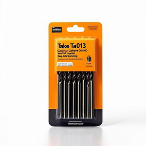Foret universel en carbure Ttake Ta1013, 4 plaquettes de guidage, revêtement Nano TiAlN, pour usinage de trous profonds - Product Image 2