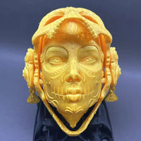 Artisanat 3D de haute qualité avec des moules personnalisés, service d'impression 3D, figurine de squelette de visage de femme magnifique, décoration d'intérieur