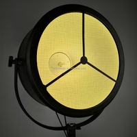 Projecteur LED DMX 750W, ventilateur professionnel rétro avec effets pour l'éclairage de scène