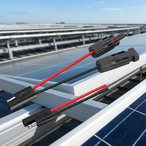 Kabel PV kustom pabrik untuk solar 4mm2 6mm*2 rakitan kabel PV tembaga murni untuk sambungan kabel solar siap pakai - Product Image 3