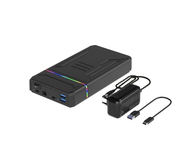 New Multifunctional 2.5 /3.5inch HDD/M.2 SSD Double External Hard Disk a to C 10Gbps External Exclosure