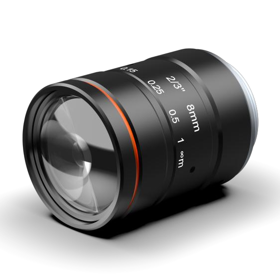 Optical Fixed-focus Lens Macro 8mm F2.8-16 Match Various C-mount Industrial Camera Lens