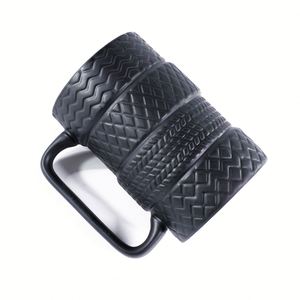 Taza de Café Promocional con Diseño de Neumático 3D, Taza de Cerámica Duradera, Reutilizable, para Viajes, Sublimable, Atractiva y Personalizada - Product Image 3