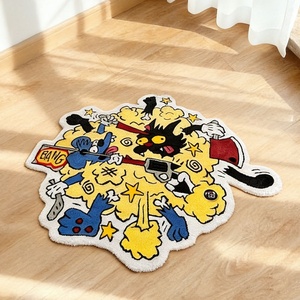 <span class=keywords><strong>Tapis</strong></span> amusant en forme de personnage de dessin animé, <span class=keywords><strong>tapis</strong></span> en peluche en forme de Bart <span class=keywords><strong>Simpson</strong></span> pour une maison créative - Product Image 6