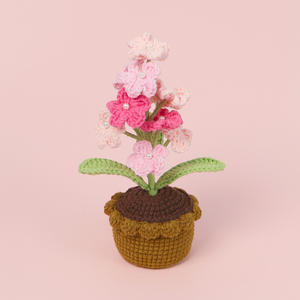 Décoration de table tricotée à la main Crochet <span class=keywords><strong>m</strong></span>'a <span class=keywords><strong>oublié</strong></span> pas Pot de fleur plante pour Noël fête des <span class=keywords><strong>m</strong></span>ères cadeau - Product Image 2