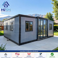 Maison pliable galvanisée de 78 m² en conteneur de 40 pieds, extensible, 3, 4 ou 5 chambres, conforme aux normes australiennes AS NZS 61009.1, avec disjoncteur différentiel (RCBO)