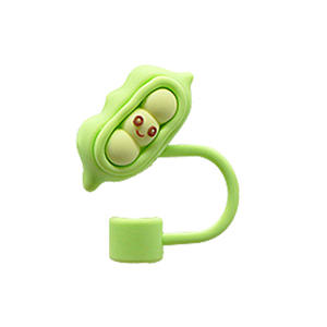 Offre Spéciale – Capuchons de paille réutilisables en silicone 3D, anti-poussière, écologiques, pour protéger les enfants, motif animaux mignons - Product Image 5