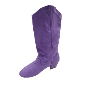 Semelle en daim <span class=keywords><strong>Bottes</strong></span> de <span class=keywords><strong>danse</strong></span> latine pour femmes Longue ligne <span class=keywords><strong>d</strong></span>'<span class=keywords><strong>échauffement</strong></span> Chaussures de salsa West Coast Swing Swayd <span class=keywords><strong>Bottes</strong></span> de <span class=keywords><strong>danse</strong></span> - Product Image 2