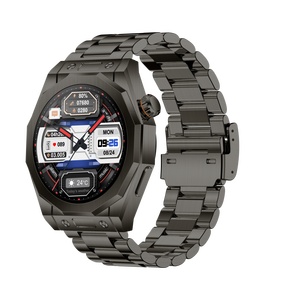 Metall-Armband Z18 Max Smartwatch GPS-Tracking Kompass Wecker Höhenmesser Luftdruck NFC Wasserdichte Smartwatch - Product Image 4