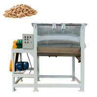 Mélangeur à bande automatique horizontal à double axe de une tonne, à double ruban, en acier inoxydable, moteur 220V pour le traitement des produits chimiques