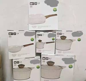 <span class=keywords><strong>Neoflam</strong></span>-Olla de recubrimiento antiadherente, 12 unidades, cubierta de cerámica blanca para arroz, cocina de gas para el hogar - Product Image 3