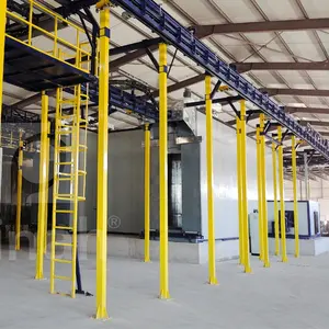 Fence fully automatic powder coating spraying pretreatment system