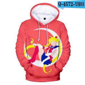 Vente en gros de sweats à capuche Pretty Soldier Sailor Moon pour femmes et hommes, personnage de dessin animé, cosplay, anime - Product Image 5