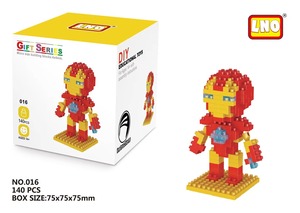 Bloques de Construcción de Plástico Educativos DIY, 14 Estilos, Tamaño de Caja 7.5cm, Superhéroes, Anpanman, Iron Spider, para Niños de 14+ Años - Product Image 6