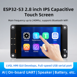 หน้าจอสัมผัสแบบ Capacitive IPS ขนาด 2.8 นิ้ว ESP32-S3 บอร์ดพัฒนา BT&WIFI ความละเอียด 240*320 จอแสดงผล LCD ILI9341 โมดูลสำหรับ LVGL HMI - Product Image 2