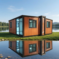 Maison conteneur extensible Ready Move de 20 pieds - Design moderne et respirant, villa préfabriquée de 2 à 5 chambres, garantie 5 ans, couleur personnalisable