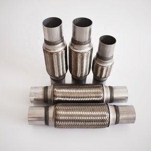 カスタマイズ可能な新型フレキシブルメタルエキゾーストホースエンジンパーツフレキシブルパイプ - Product Image 1