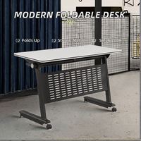 Table de conférence pliable en métal pour la maison, le bureau et les salles de réunion