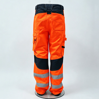 Pantalon de travail cargo de sécurité haute visibilité pour hommes, uniforme industriel réfléchissant