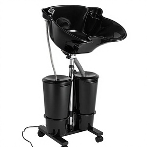 <span class=keywords><strong>Bac</strong></span> à shampoing réglable avec pompe électrique, station de <span class=keywords><strong>lavage</strong></span> à 2 seaux, pulvérisateur haute pression, interrupteur au pied, plateau et bassin de <span class=keywords><strong>lavage</strong></span> - Product Image 1