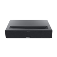 Projetor laser fengmi x wupro 2022, projetor laser triplo rgb 2800ansi 4k ultra curto para filme