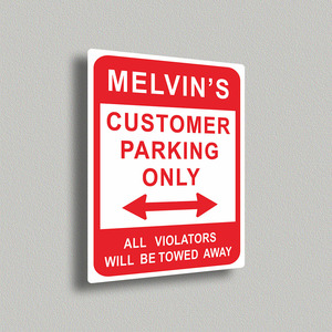 Segnaletica stradale privata personalizzata in alluminio e i trasgressori in PE verranno rimorchiati - Product Image 2