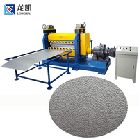 Machine de gaufrage automatique électrique robuste Longkai en acier inoxydable PPDI GL pour tôles métalliques avec moteur à engrenages PLC et plastique