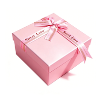 Scatole per Candele di Lusso Rosa Personalizzate con Logo, Rivestimento UV, Fodera in Spugna, Coperchio e Base, Confezione con Nastro