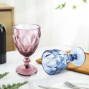 Vente en gros 8oz 10oz Vintage Europe Design Mariage Champagne Gobelet <span class=keywords><strong>Rose</strong></span> et Bleu Tasse en verre pour Bière Jus et <span class=keywords><strong>Vin</strong></span> - Product Image 3