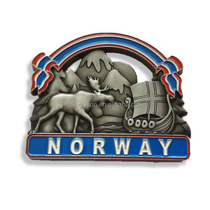 Nouveaux aimants touristiques nordiques en polyrésine, trolls vikings de Norvège, souvenirs scandinaves, <span class=keywords><strong>drapeau</strong></span> suédois, elfes, aimant de réfrigérateur - Product Image 4