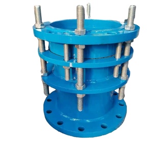 Raccord de tuyauterie, bride, raccord flexible, fonte ductile, <span class=keywords><strong>joint</strong></span> de démontage, <span class=keywords><strong>joint</strong></span> de tuyauterie retenue en fonte ductile, raccord pour tuyau en PEHD - Product Image 4