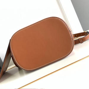 Bolso de mano tipo cubo de gran capacidad en piel de vacuno, diseño de diseñador, bolso de moda para mujer, bolsos de mano de cuero genuino. - Product Image 5