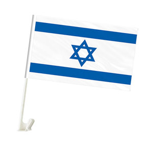 Bandera de coche Israel personalizada, bandera de España, país de Polonia, equipo inglés, venta al por mayor - Product Image 1