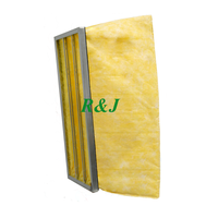 Filtre à poche en fibre de verre à efficacité moyenne pour la séparation des brumes d'huile dans les unités de traitement d'air (UTA) et les systèmes HVAC