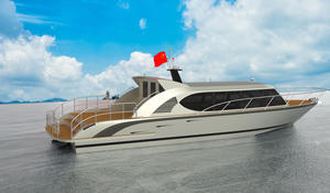 Ferry-boat de luxe à grande vitesse pour 30 passagers, bateau de croisière côtière personnalisé, citerne, nouveau design, coque en aluminium, carburant diesel - Product Image 5