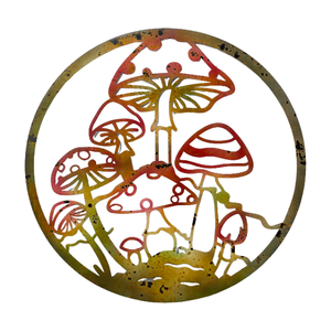 Decorazioni natalizie all'ingrosso metallo rotondo <span class=keywords><strong>albero</strong></span> della vita Art Picture Wall Decor Iron Wall Decor - Product Image 2