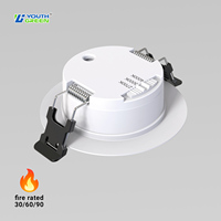 Downlight LED encastré AC220-240V 5W 3CCT 100lm/W 3000K 4000K 6000K sélectionnable, spot LED encastré IP20