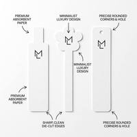 Tiras de Papel Holográfico Iridiscente para Pruebas de Perfume, Forma Personalizada, Papel Absorbente para Muestras de Fragancias de Marca