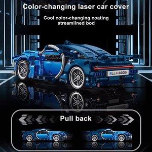 Xe hơi mới dành cho đồ chơi lắp ráp Technic RC Super Racing Car tỷ lệ 1:18, dành cho bé trai từ <span class=keywords><strong>5</strong></span> đến 7 tuổi, mô hình lắp ráp bằng khối xây dựng - Product Image 3