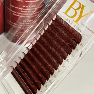 Extensions de <span class=keywords><strong>cils</strong></span> colorées <span class=keywords><strong>bordeaux</strong></span>-brun BY Lashes en gros 0.03 0.05 – Fournitures pour <span class=keywords><strong>cils</strong></span>, plateaux de <span class=keywords><strong>cils</strong></span> volume Megan, effet volumineux - Product Image 2