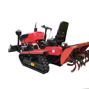 Landwirtschaft 35 PS Lenkrad Diesel Crawler Traktor Grubber Rotations fräse mit Anbaugeräten zu verkaufen