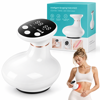Masseur électrique chauffant portatif pour le corps, machine de massage sous vide des tissus profonds, appareil de ventouses 3 en 1 pour la réduction de la cellulite